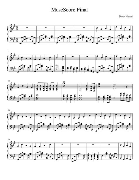 musescore sheet music